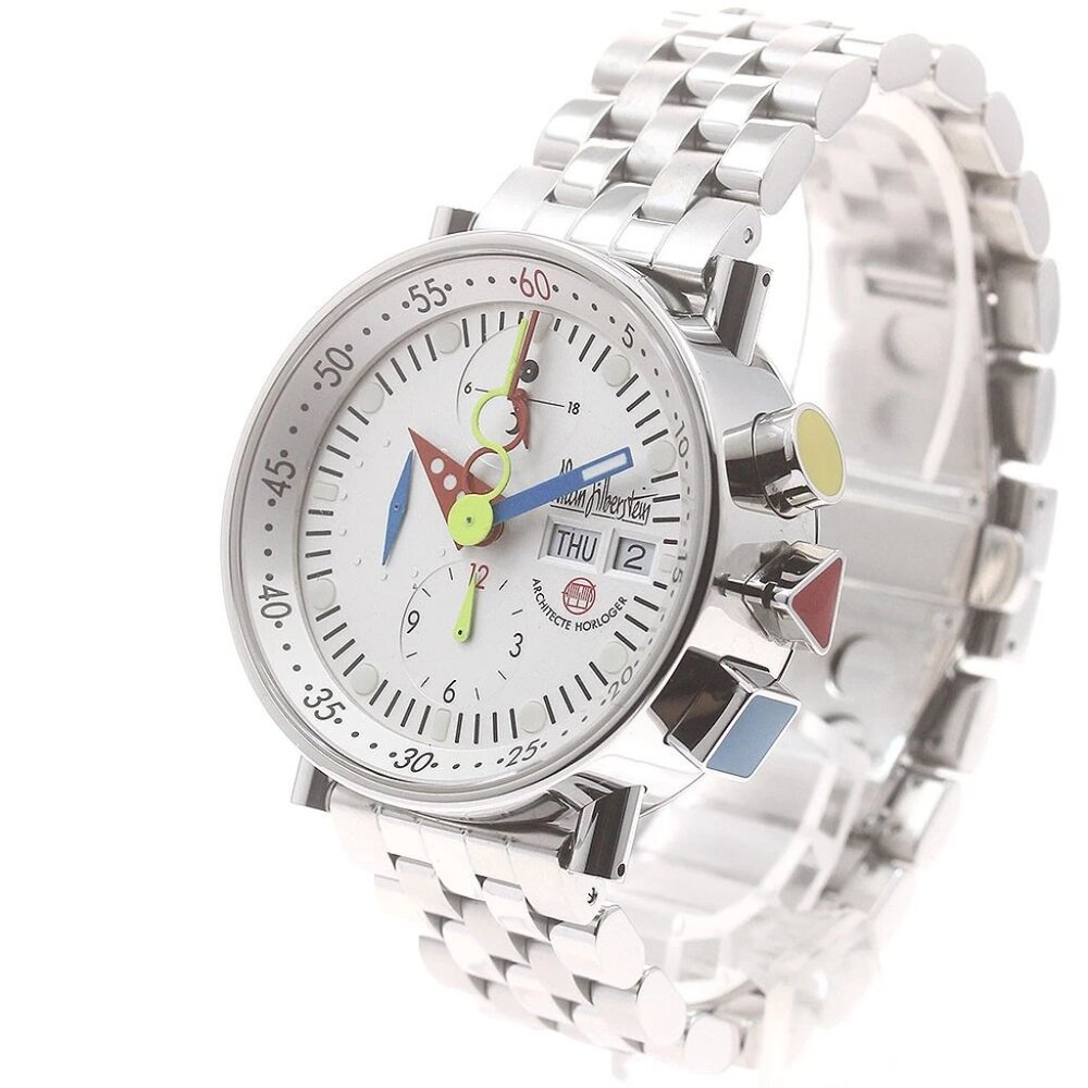 Alain Silberstein Chrono Bauhaus Day date Automatic Men's Watch_889581